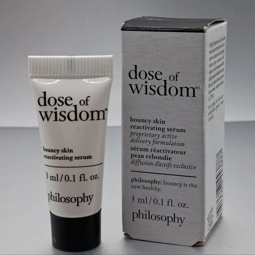 5 For $25 Item🌸 Philosophy Dose Of Wisdom Bouncy Skin Reactivating Serum - Picture 1 of 4